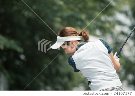 golf, golfing, female 24107177