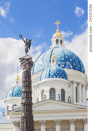 Domes of Trinity Cathedral St. Petersburg 24107836
