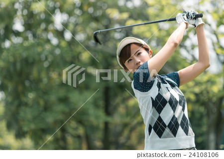 高爾夫 跟進 女生 24108106