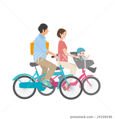 自行車家庭例證 24109246