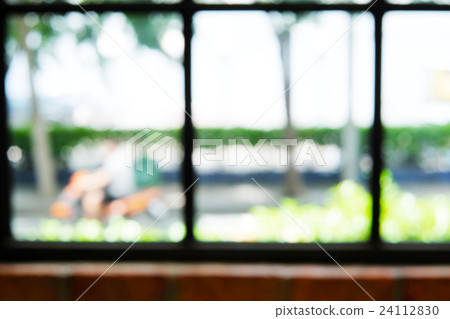 Blurred cafe restaurant with bokeh background. Blurred cafe restaurant with bokeh background. 24112830