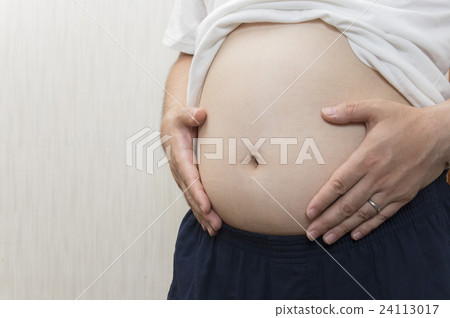 Metabolic image Middle-aged man's belly Pokkori belly Metabolic image Middle-aged man's belly Pokkori belly 24113017