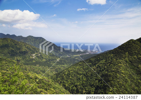View from Shiratani cloud stream gorge 24114387