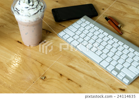 cup of ice chocolate cup of ice chocolate 24114635