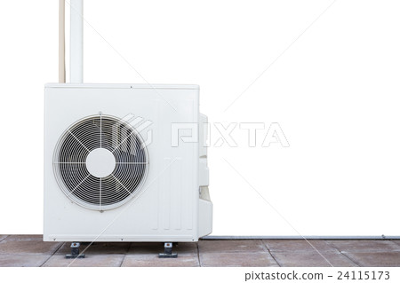 New white air conditioning compressor isolated on white. Saved with clipping path New white air conditioning compressor isolated on white. Saved with clipping path 24115173