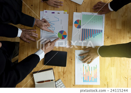 group of business man have executive meeting 24115244