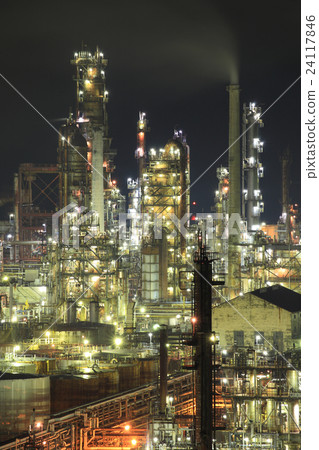 和歌山縣有田市初島工廠夜景 24117846