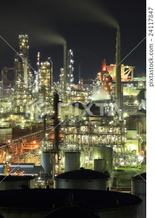 和歌山縣有田市初島工廠夜景 24117847
