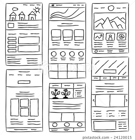 Website Layout Doodles 24120015