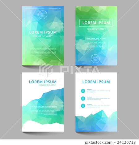 Document template low poly design Document template low poly design 24120712
