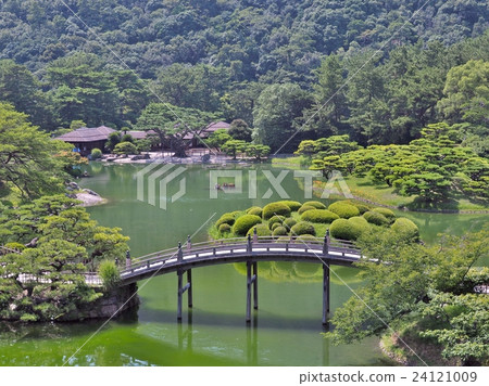 Ritsurin Garden in Takamatsu, Japan. Ritsurin Garden in Takamatsu, Japan. 24121009