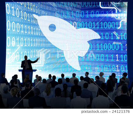 Launch Growth Success Increase Business Begin Vision Concept 24121376