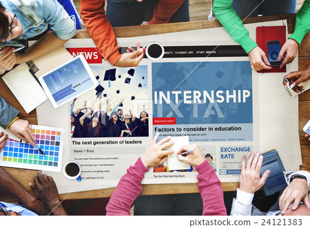 Internship Skills Temporary Management Trainee Concept 24121383