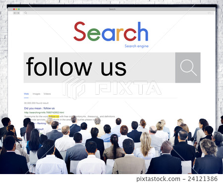 Folllow Follow Us Follower Followering Sharing Concept 24121386