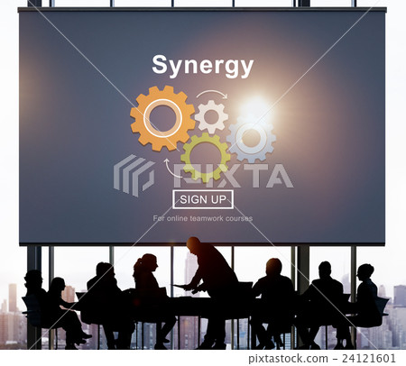 Synergy Teamwork Better Together Collaboration Concept 24121601