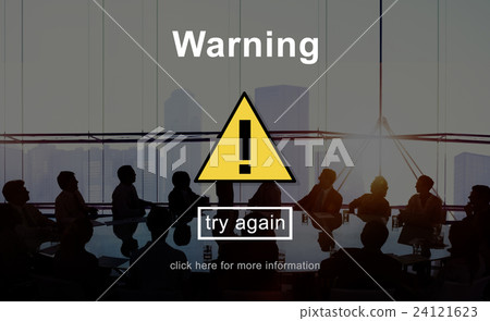 Warning Caution Danger Caveat Protection Technology Concept 24121623