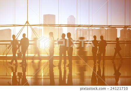 Group of Business People in Office Building Concept Group of Business People in Office Building Concept 24121710