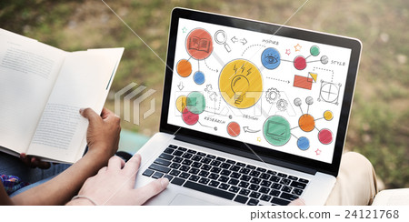 Light Bulb Ideas Creative Diagram Concept Light Bulb Ideas Creative Diagram Concept 24121768