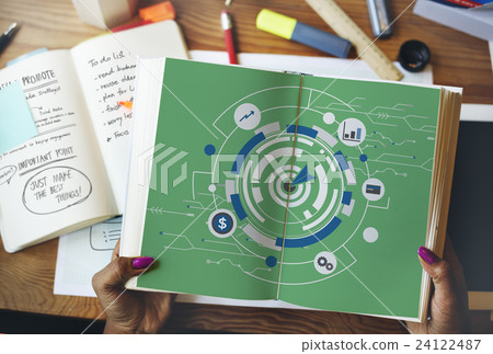 Digital Hud Target Symbol Graphics Concept Digital Hud Target Symbol Graphics Concept 24122487