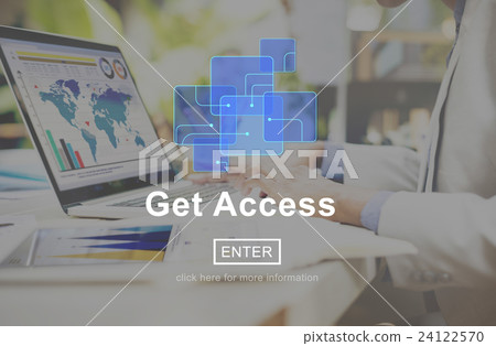 Get Access Attainable Availability Online Technology Concept 24122570