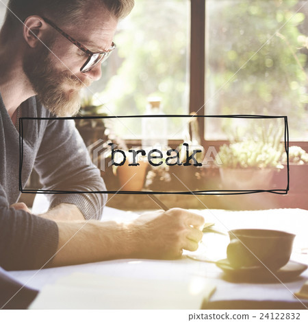 Break Pause Rest Relief Stop Recess Relaxation Concept 24122832