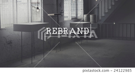 Rebrand Brand Branding Identity Image Marketing Concept 24122985