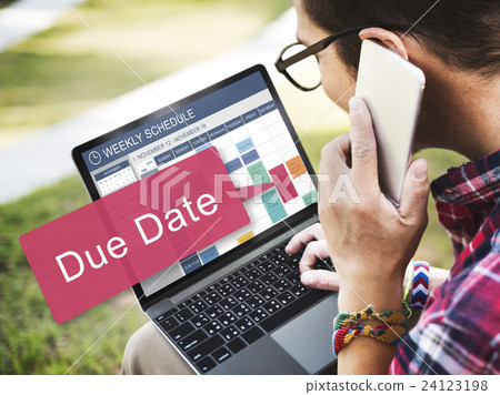 Due Date Deadline Appointment Event Concept Due Date Deadline Appointment Event Concept 24123198