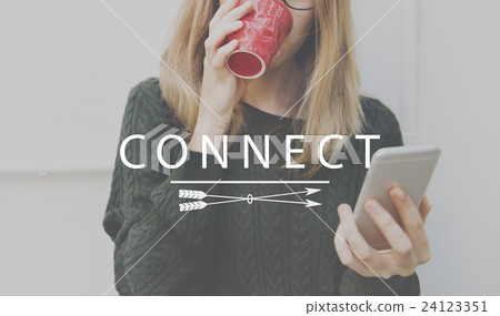Connect Networking Links Access Interconnection Concept 24123351