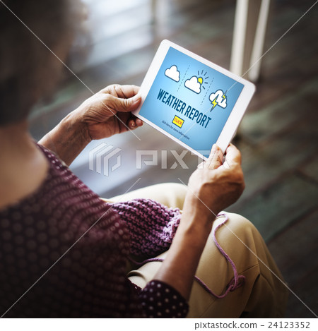 Weather Report Prediction Forecast News Information Concept 24123352