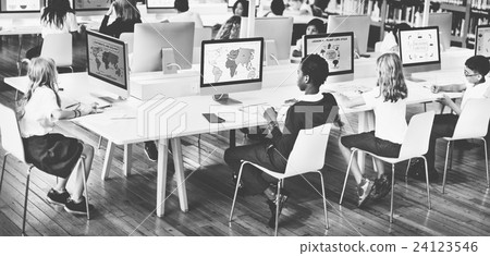 Study Studying Learn Learning Classroom Internet Concept 24123546