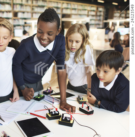 Science Electronic Circuit Experiment Laboratory Concept 24123549