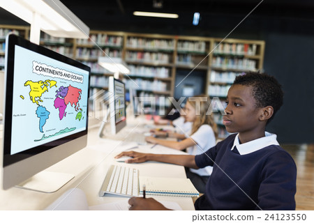 Study Studying Learn Learning Classroom Internet Concept 24123550