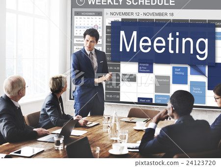 Meeting Appointment Schedule Organizer Conference Concept 24123720