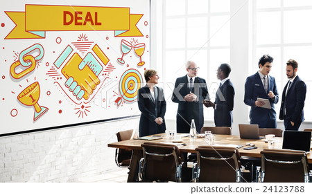 Deal Contract Solution Strategy Partnership Concept 24123788