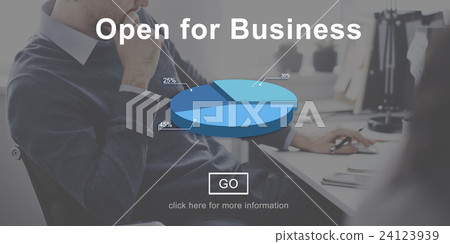 Open for Business Partnership Industry Concept 24123939