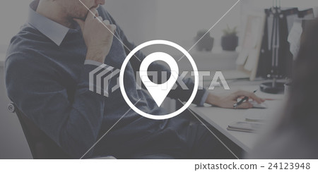 Check In Icon Location Marker Concept 24123948