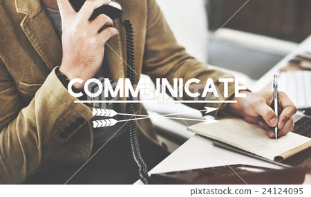 Connect Communicate Corporate Business Concept 24124095