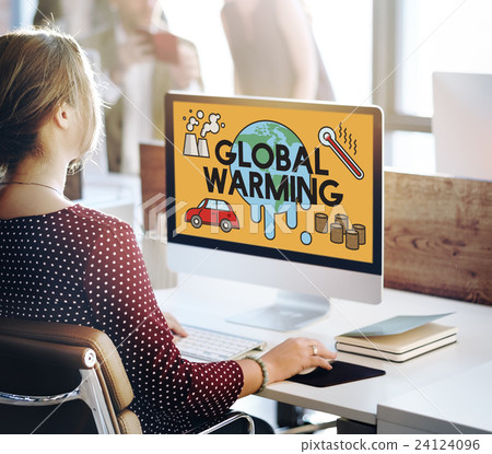 Global Warming Climate Environmental Industry Concept 24124096