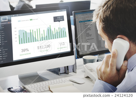 Customer Marketing Sales Dashboard Graphics Concept Customer Marketing Sales Dashboard Graphics Concept 24124120