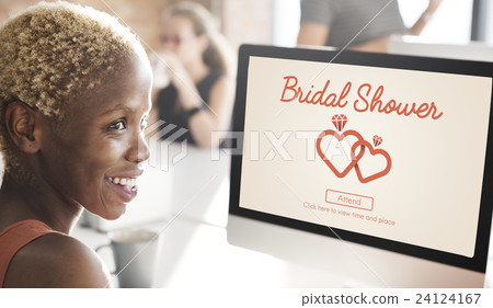 Bridal Shower Bachelorette Party Celebration Marriage Concept 24124167