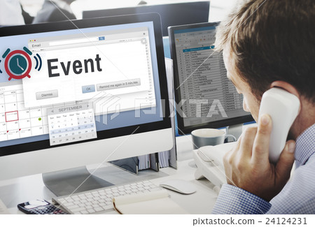 Event Arrangement Banquet Calendar Celebration Concept 24124231