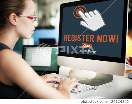 Register Registration Enter Apply Membership Concept 24124265