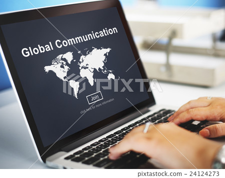 Global Communication Information Message Concept Global Communication Information Message Concept 24124273