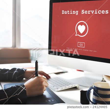 Dating Services Online Dating Application Concept 24124405