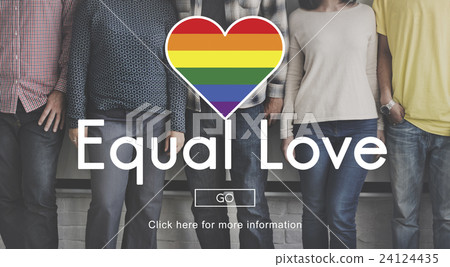 LGBT Equal Rights Rainbow Symbol Concept 24124435