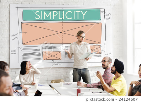Simplicity Clean Clear Minimal Normal Simple Concept 24124607