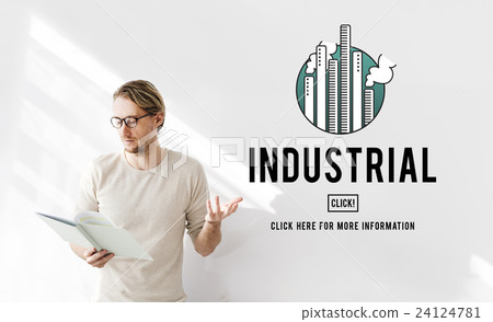 Industrial Organization Factory Structure Development Construction Concept 24124781
