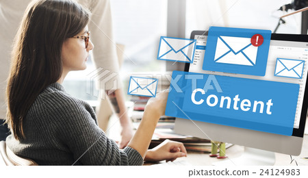 Content Blogging Data Internet Media Sharing Concept Content Blogging Data Internet Media Sharing Concept 24124983