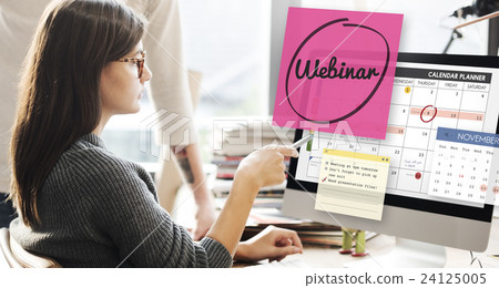 Webinar Technology Webcast Website Concept Webinar Technology Webcast Website Concept 24125005