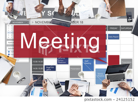 Meeting Appointment Schedule Organizer Conference Concept 24125152